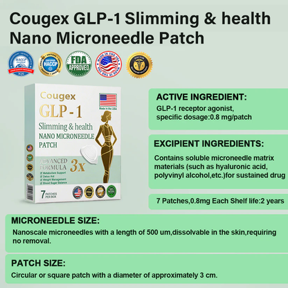 𝑀𝑎𝑦𝑜 𝐶𝑙𝑖𝑛𝑖𝑐 𝑅𝑒𝑐𝑜𝑚𝑚𝑒𝑛𝑑𝑒𝑑 | 𝑂𝑓𝑓𝑖𝑐𝑖𝑎𝑙 𝑆𝑡𝑜𝑟𝑒 |Cougex® Nano-Microneedle Wellness Patch | Curbs Cravings + Sustained Release | USA-Made