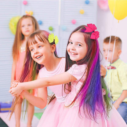 Miniyou™ 10 Color New Hair Chalk Comb Temporary Bright Hair Color Dye for Kids,Washable Hair Chalk Girls New Year Birthday Cosplay DIY