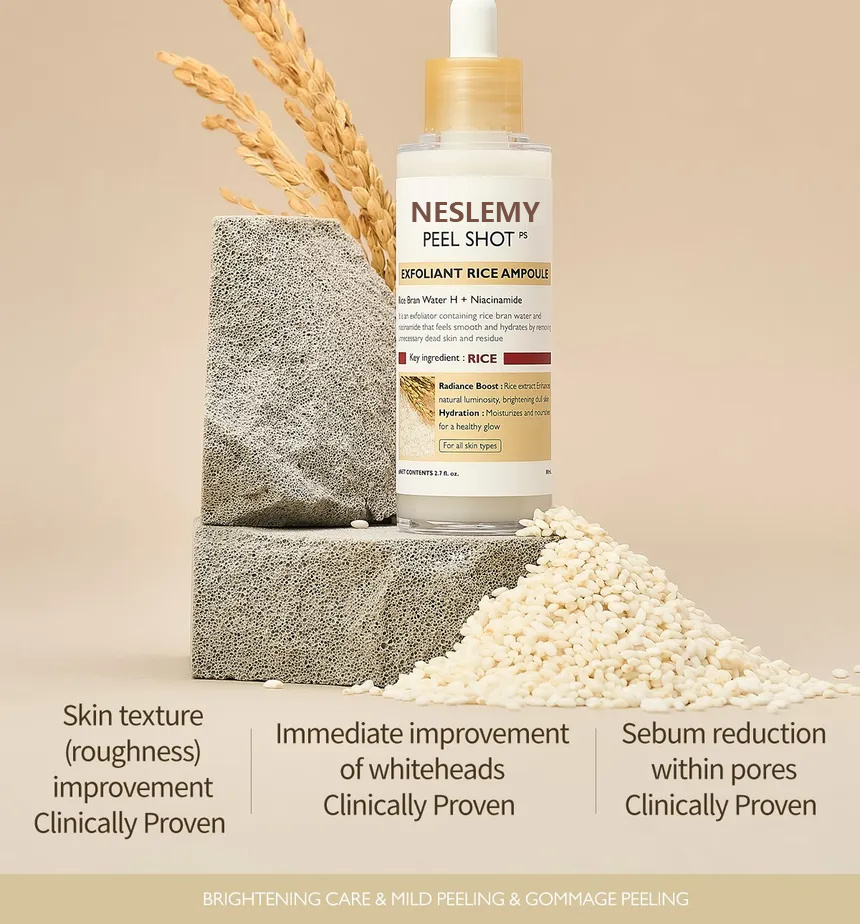 NESLEMY™Peel Shot Exfoliating White Rice Ampoule