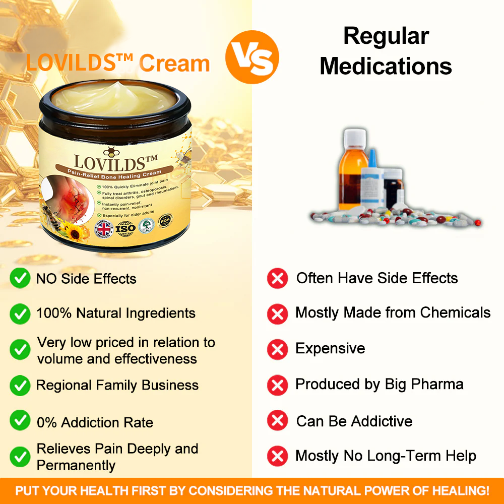LOVILDS™ Bee poison  Pain-Relief Bone Healing Cream👨‍⚕️British Orthopaedic Association  (BOA) Approved